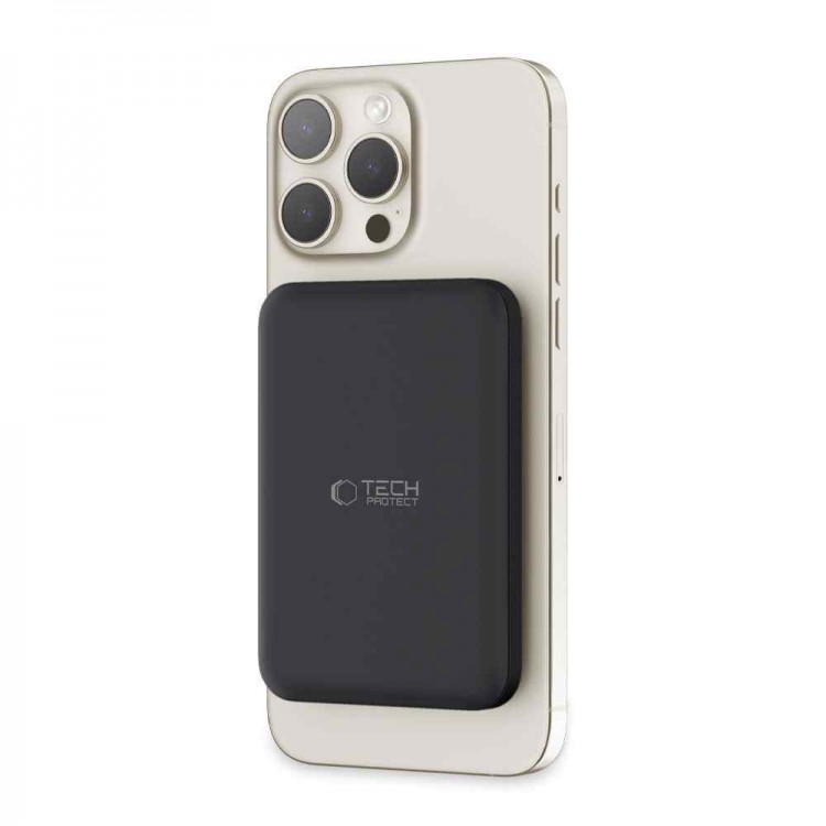 TECH PROTECT PB10 LIFEMAG MAGSAFE POWER BANK - 5000MAH - ΜΑΥΡΟ