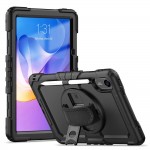Θήκη TECH PROTECT SOLID360 με Προστασία Οθόνης, Χειρολαβή, Βάση στήριξης & ιμάντα ώμου μεταφοράς για XIAOMI REDMI PAD 2 11.0 2025 - ΜΑΥΡΟ