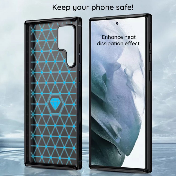 Θήκη TECH PROTECT CARBON Silicone για Xiaomi 14 Pro - ΜΑΥΡΟ