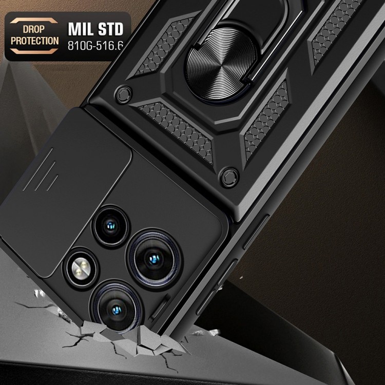 Θήκη TECH PROTECT CAMSHIELD PRO για MOTOROLA MOTO Edge 50 Neo / Motorola ThinkPhone 25 - ΜΑΥΡΟ