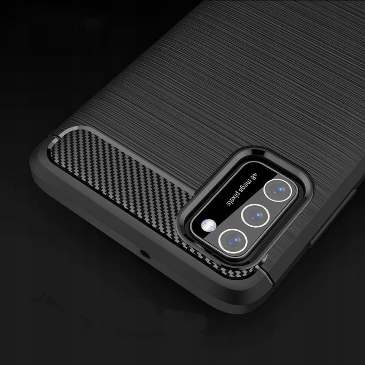 Θήκη TECH PROTECT CARBON για XIAOMI smartphone REDMI 9T - ΜΑΥΡΟ - THP557BLK