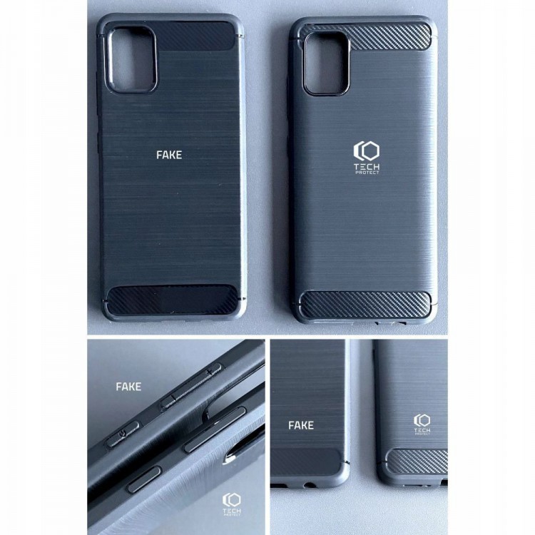 Θήκη TECH PROTECT CARBON για XIAOMI smartphone REDMI 9T - ΜΑΥΡΟ - THP557BLK