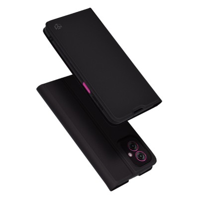 Θήκη TECH PROTECT δερμάτινο WALLET FOLIO για Motorola Moto G55 5G - ΜΑΥΡΟ