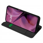 Θήκη TECH PROTECT δερμάτινο WALLET FOLIO για Motorola Moto G55 5G - ΜΑΥΡΟ