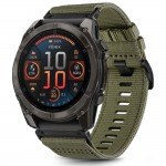 Tech Protect SMOOTH Watchband QuickFit λουράκι για GARMIN FENIX 3/3 HR/5X/5X Plus/6X/6X Pro/7X/7X Pro Solar smartwatch 26mm - ΠΡΑΣΙΝΟ CAMO - W070