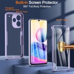 Θήκη TECH PROTECT ColorVerse 360 Series + Προστατευτικό οθ΄όνης για Xiaomi Redmi Note 14 Pro 5G / Note 14 Pro+ 5G / Poco X7 - ΜΑΥΡΟ