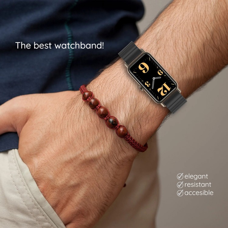 Tech Protect Techsuit Watchband QuickFit 26mm STEELBAND μπρασελέ για GARMIN FENIX 3/3 HR/5X/5X Plus/6X/6X Pro/7X/7X Pro Solar smartwatch (26MM) - ΜΑΥΡΟ - W012
