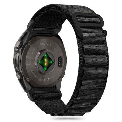 TECH-PROTECT Λουράκι NYLON PRO για GARMIN FENIX 5 / 6 / 6 PRO / 7 / 8 (47 MM) / E - ΜΑΥΡΟ