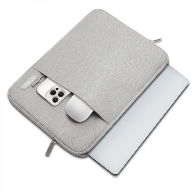 Θήκη Μεταφοράς TECH-PROTECT SLEEVY for MacBook AIR 13, Pro 13, NOTEBOOK 13-14 - CRAYON ΓΚΡΙ - THP3321