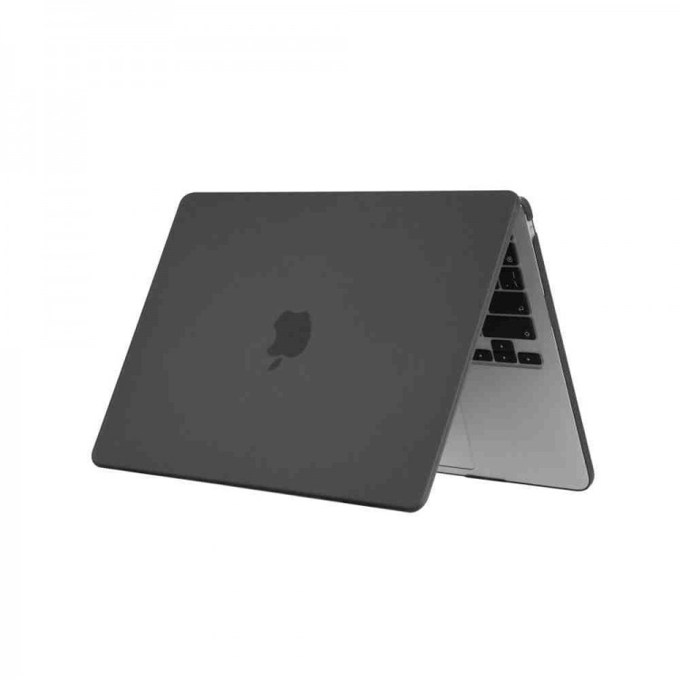 Θήκη TECH PROTECT SMARTSHELL για Apple MACBOOK AIR 13 M2 / M3 / 2022-2024 - MAΤ ΜΑΥΡΟ