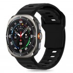 TECH PROTECT SILICONE LINE λουράκι σιλικόνης για SAMSUNG GALAXY WATCH ULTRA (47 MM) - ΜΑΥΡΟ