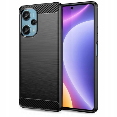 Θήκη TECH PROTECT CARBON για XIAOMI smartphone POCO F5 5G 2023 - ΜΑΥΡΟ