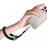 TECH PROTECT C4S Universal ρυθμιζόμενο ROPE STRAP καρπού για SMARTPHONE Cases - ΜΑΥΡΟ ΑΣΗΜΙ - THP3274