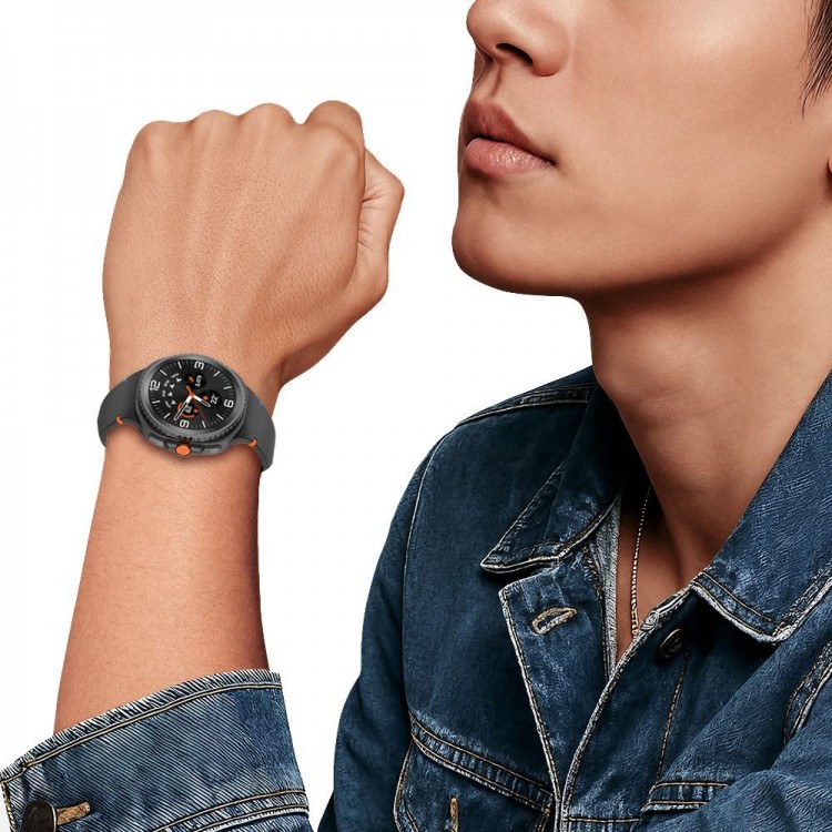 TECH PROTECT SILICONE LINE λουράκι σιλικόνης για SAMSUNG GALAXY WATCH 8 / CLASSIC (40 / 44 / 46 MM) - BABY ΜΠΛΕ