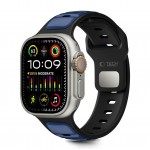 TECH PROTECT Λουράκι ICONBAND LINE για APPLE WATCH 8 / 9 / 10 / 11 / SE / ULTRA (44 / 45 / 46 / 49 MM) - ΜΑΥΡΟ/ΜΠΛΕ