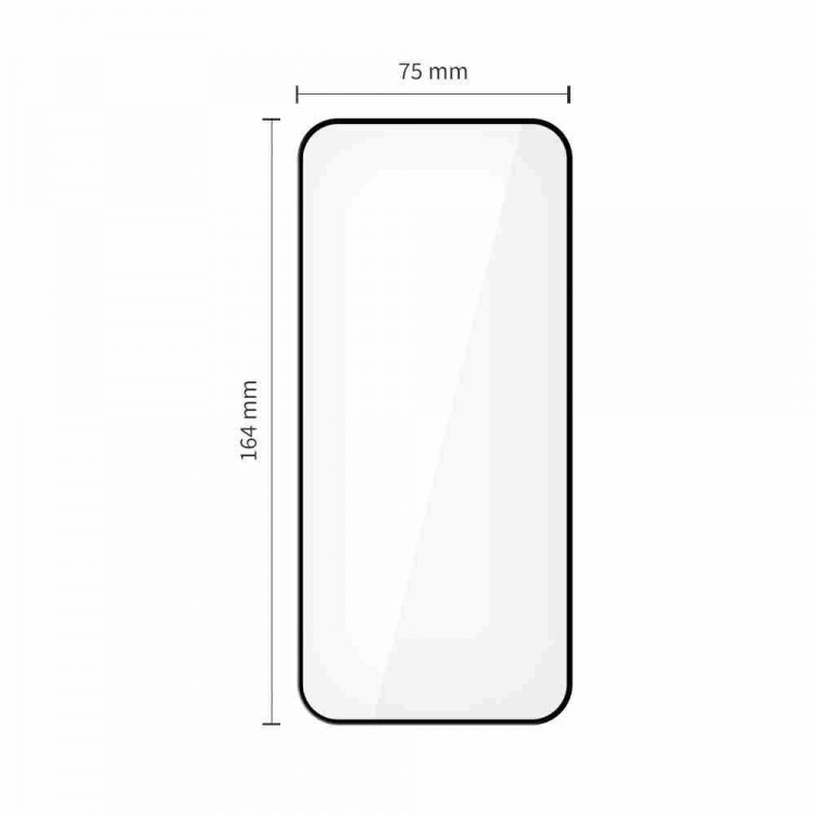 Tech Protect Γυαλί Προστασίας FIT+ 9H για XIAOMI REDMI 15 4G / 5G - [2 TEM] - ΜΑΥΡΟ