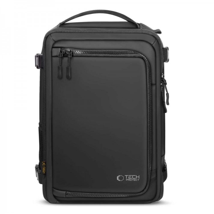 TECH PROTECT Σακιδιο Πλάτης 20L , DEFENDER S50 για RYANAIR & WIZZAIR TRAVEL, LAPTOP σε καμπίνα 40x20x25 - ΜΑΥΡΟ