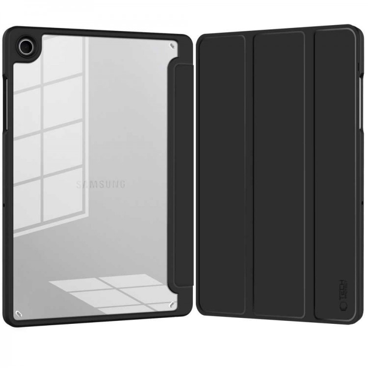 Θήκη TECH PROTECT SMARTCASE FOLIO SC PEN HYBRID για Samsung GALAXY TAB A9 / A11 8.7 X110 / X115 / X133 / X135 - ΔΙΑΦΑΝΟ ΜΑΥΡΟ
