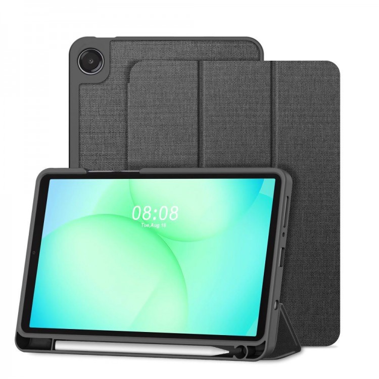 Θήκη TECH PROTECT SMARTCASE FOLIO SC PEN CANVAS για Samsung GALAXY TAB A9+ / A11+ PLUS 11.0 (X210 / X215 / X216 / X230 / X235 / X236) - ΓΚΡΙ ΑΝΘΡΑΚΙ