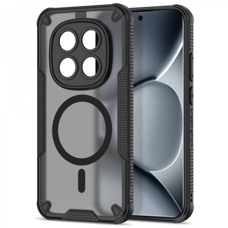 Θήκη TECH PROTECT RUGGED SHIELD MAGSAFE για XIAOMI POCO M8 PRO / REDMI NOTE 15 PRO+ PLUS 5G - ΜΑΥΡΟ