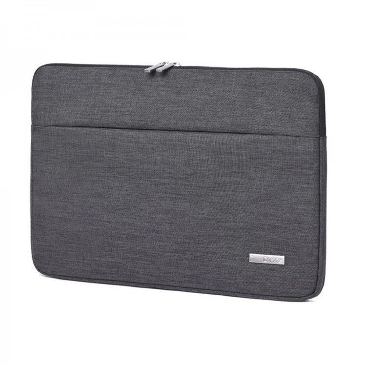 Θήκη Μεταφοράς TECH-PROTECT CanvasArtisan Laptop Sleeve, Eco Leather για NOTEBOOK 15-16 - ΣΚΟΥΡΟ ΓΚΡΙ - L2-01