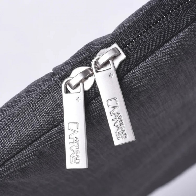 Θήκη Μεταφοράς TECH-PROTECT CanvasArtisan Laptop Sleeve, Eco Leather για NOTEBOOK 15-16 - ΣΚΟΥΡΟ ΓΚΡΙ - L2-01