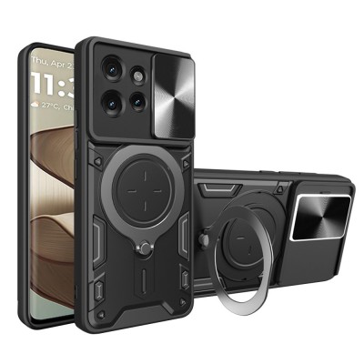 Θήκη TECH PROTECT CamGuard PRO για Motorola Edge 50 - ΜΑΥΡΟ