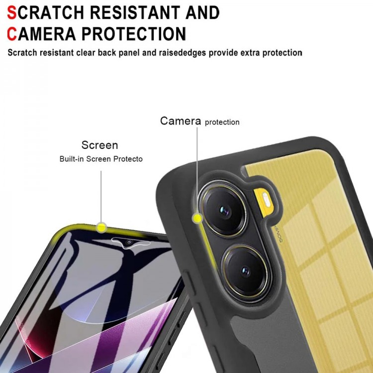 Θήκη TECH PROTECT ColorVerse 360 Series + Προστατευτικό οθ΄όνης για Xiaomi Poco X7 Pro - ΜΑΥΡΟ
