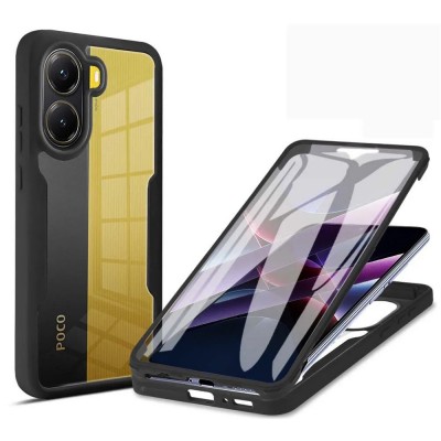 Θήκη TECH PROTECT ColorVerse 360 Series + Προστατευτικό οθ΄όνης για Xiaomi Poco X7 Pro - ΜΑΥΡΟ