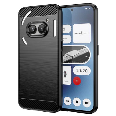 Θήκη TECH PROTECT Techsuit CARBON για Nothing Phone (2a) / (2a) Plus - ΜΑΥΡΟ