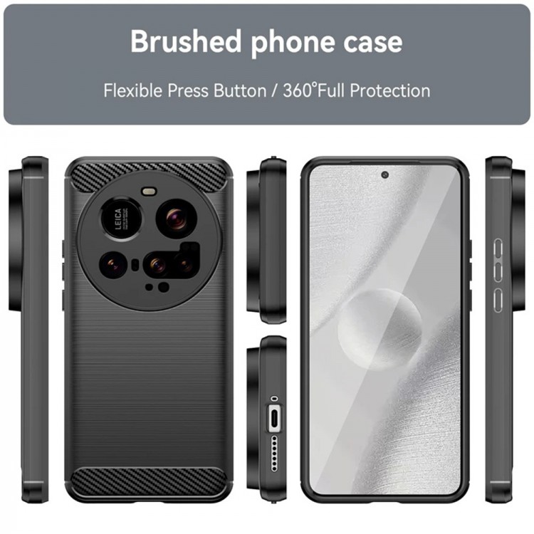 Θήκη TECH PROTECT Techsuit CARBON CAMPRO για Xiaomi 15 Ultra - ΜΑΥΡΟ