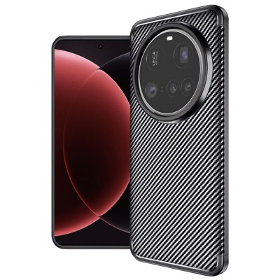 Θήκη TECH PROTECT Techsuit CarbonFiber για Xiaomi 15 Ultra - ΜΑΥΡΟ