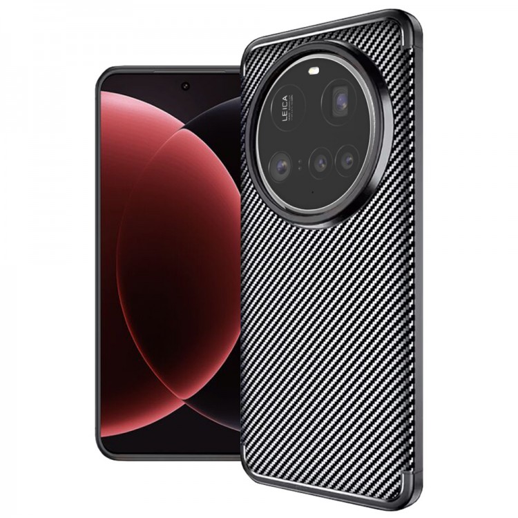 Θήκη TECH PROTECT Techsuit CarbonFiber για Xiaomi 15 Ultra - ΜΑΥΡΟ