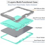 Θήκη TECH PROTECT Rugged TabShell ARMOR με Προστασία Οθόνης και Βάση για SAMSUNG GALAXY Tab S10 FE Plus - ΜΑΥΡΟ 