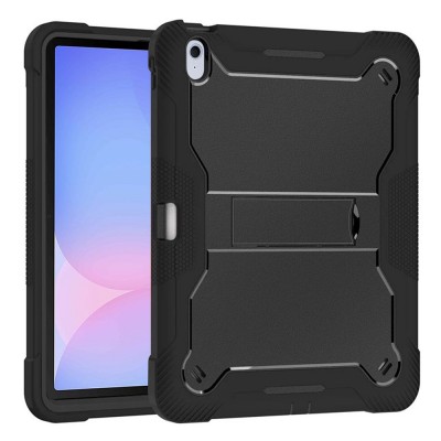 Θήκη TECH PROTECT Rugged TabShell ARMOR με Προστασία Οθόνης και Βάση για SAMSUNG GALAXY Tab S10 FE Plus - ΜΑΥΡΟ 