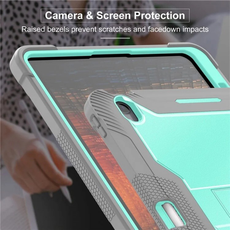 Θήκη TECH PROTECT Rugged TabShell ARMOR με Προστασία Οθόνης και Βάση για SAMSUNG GALAXY Tab S10 FE Plus - ΜΑΥΡΟ 