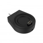 Fixed - Adapter Type-C, για Garmin Fenix 5/6/7/7X/8/Epix/Venu 2/3/3S/Vívoactive 3/4/5 - Μαύρο - FIXDW-GA-BK