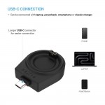 Fixed - Adapter Type-C, για Garmin Fenix 5/6/7/7X/8/Epix/Venu 2/3/3S/Vívoactive 3/4/5 - Μαύρο - FIXDW-GA-BK