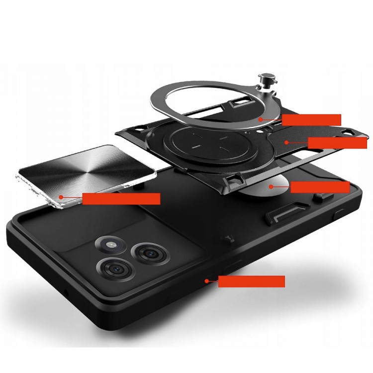 Θήκη TECH PROTECT CamGuard PRO για Motorola Edge 60 / Edge 60 Fusion - ΜΑΥΡΟ