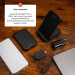 Fixed - Ασύρματης φόρτισης Adapter Type-C, για SAMSUNG Galaxy SMARTWatch, συμβατός με Powerstation Uni - Μαύρο - FIXDW-SAP-BK