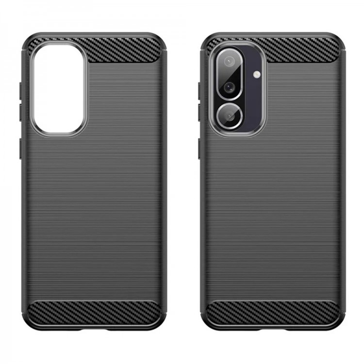 Θήκη TECH PROTECT CARBON για Samsung Galaxy M56 - ΜΑΥΡΟ