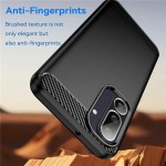 Θήκη TECH PROTECT CARBON για Samsung Galaxy M56 - ΜΑΥΡΟ