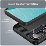 Θήκη TECH PROTECT CARBON για Samsung Galaxy M56 - ΜΑΥΡΟ