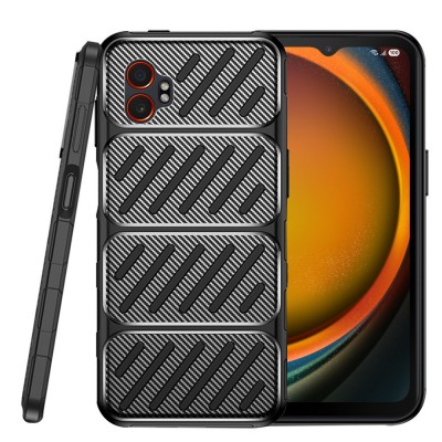 Θήκη TECH PROTECT CarbonFiber για Samsung Galaxy Xcover 7 Pro - ΜΑΥΡΟ