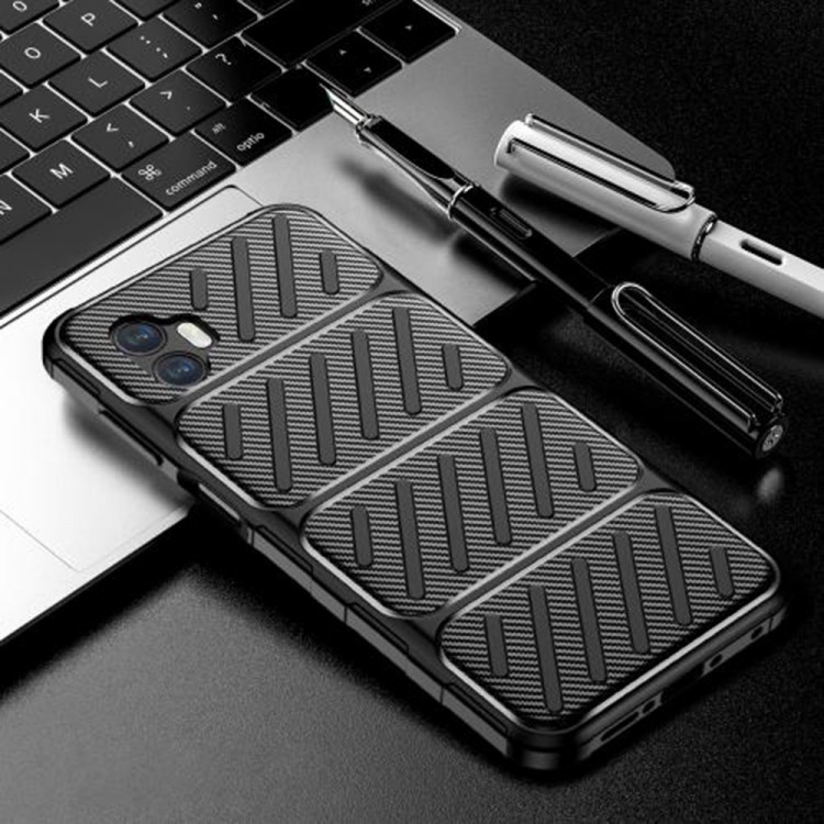 Θήκη TECH PROTECT CarbonFiber για Samsung Galaxy Xcover 7 Pro - ΜΑΥΡΟ