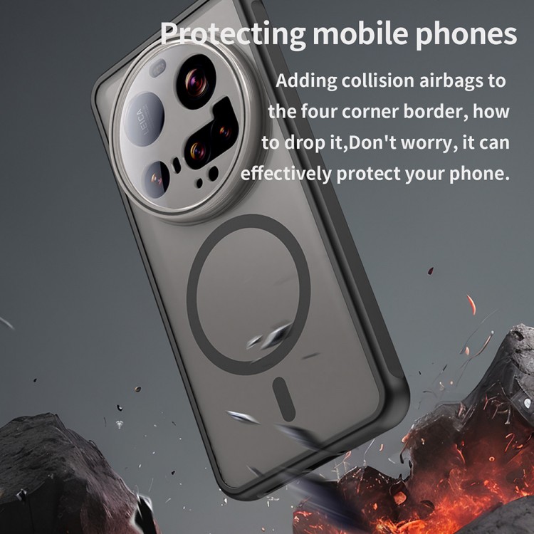 Θήκη TECH PROTECT Techsuit HaloFrost II MagSafe για Xiaomi 15 Ultra - ΜΑΥΡΟ