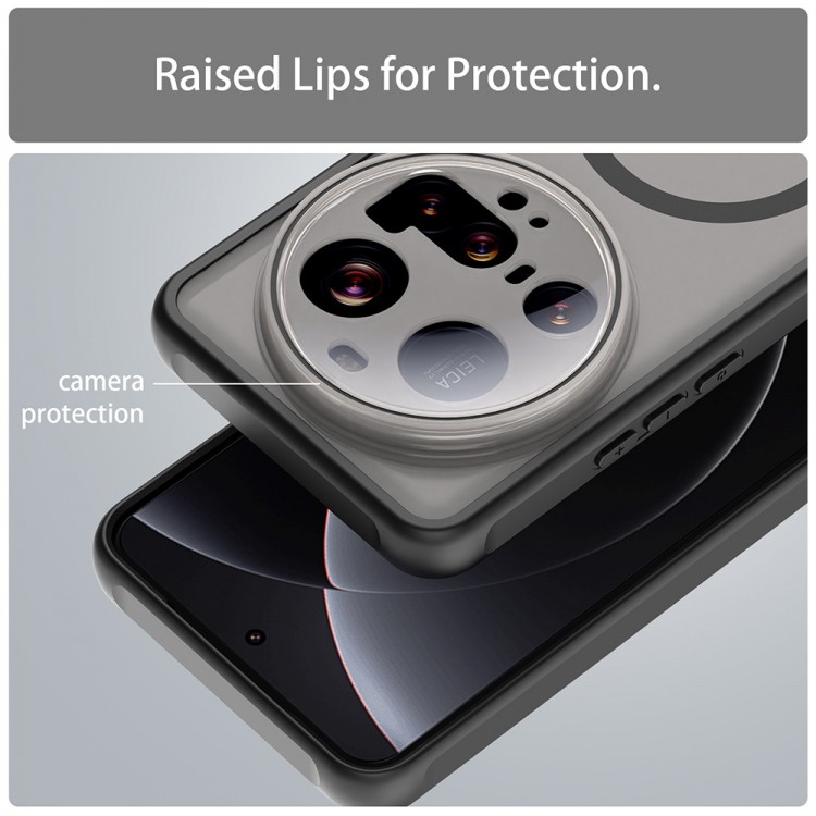 Θήκη TECH PROTECT Techsuit HaloFrost II MagSafe για Xiaomi 15 Ultra - ΜΑΥΡΟ