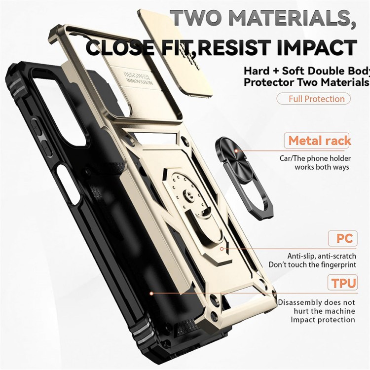 Θήκη TECH PROTECT CAMSHIELD PRO για MOTOROLA MOTO G54 5G / G54 5G POWER EDITION - ΧΡΥΣΟ