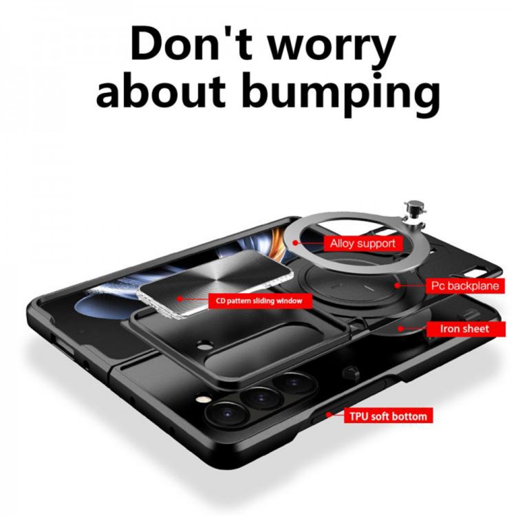 Θήκη TECH PROTECT CamGuard PRO για Samsung Galaxy Z Fold 7 2025 5G - ΜΑΥΡΟ
