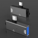 TECH PROTECT DataBlitz (A21) Μετατροπέας Type-C, USB3.0, PD100W, 5Gbps - ΓΚΡΙ